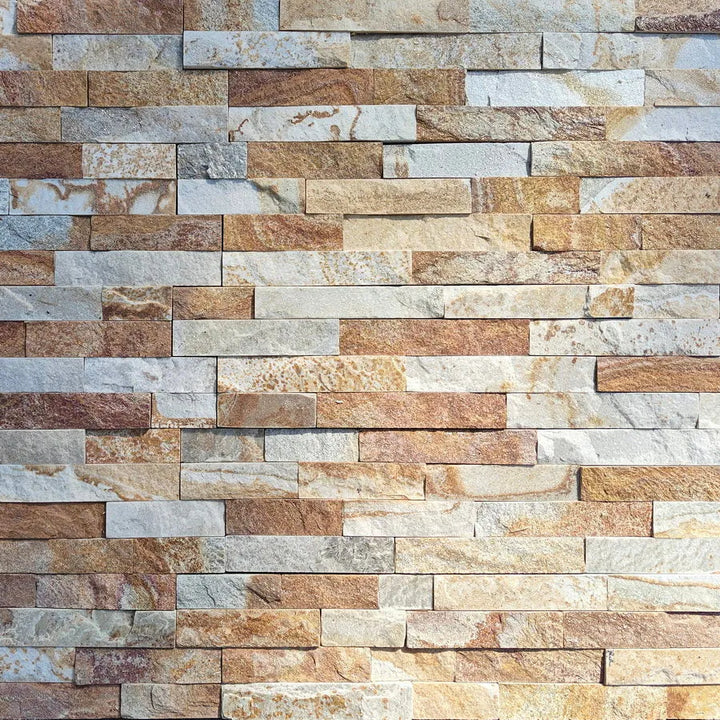 autumn sparkle split face tiles