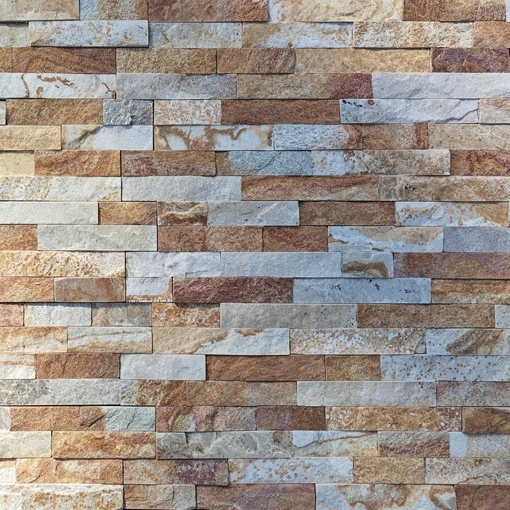 autumn sparkle split face tiles panels