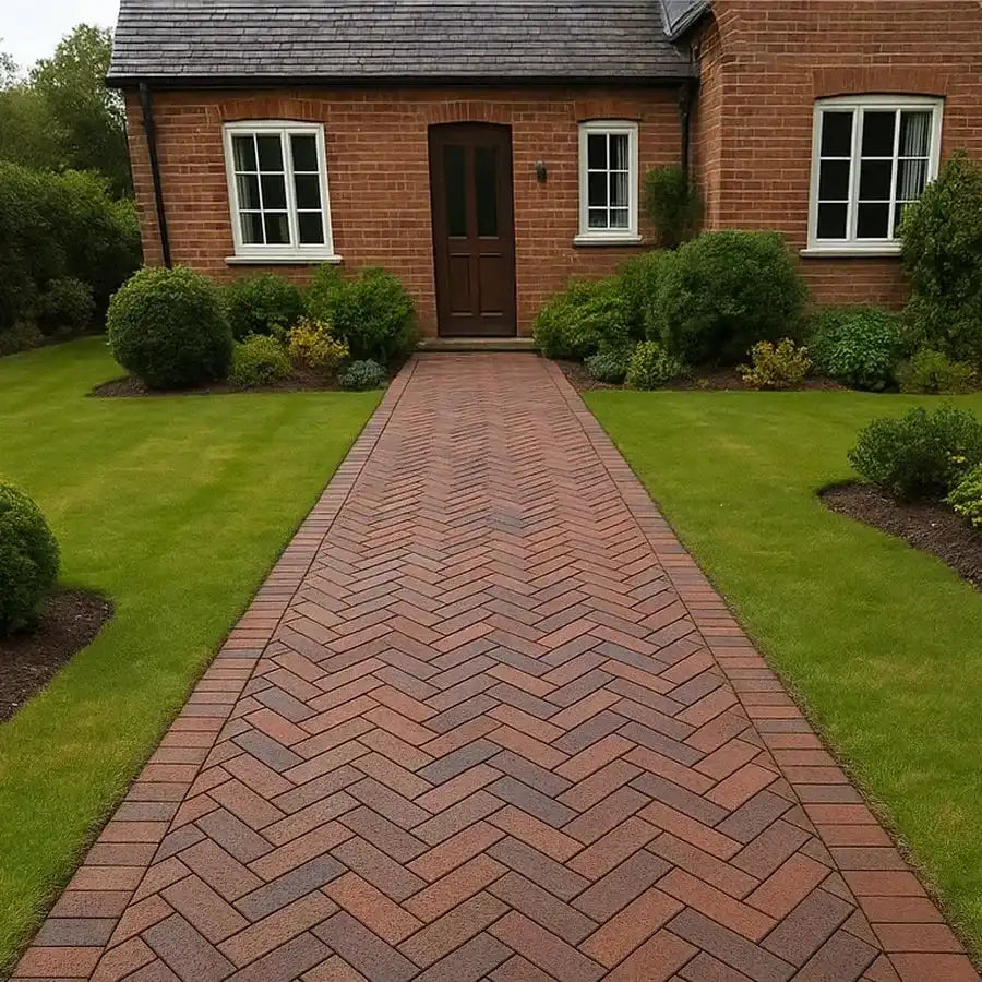 clay brick pavers for patios gardens paths