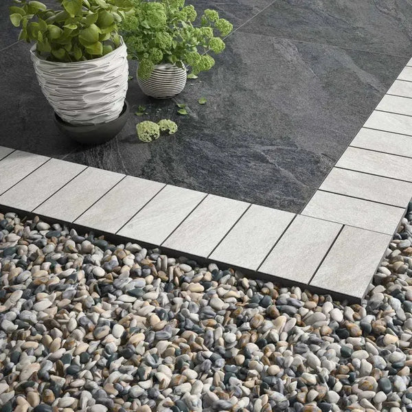 County Light Grey Porcelain Edging Setts