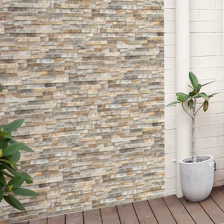 desert split face effect Italian porcelain wall tiles