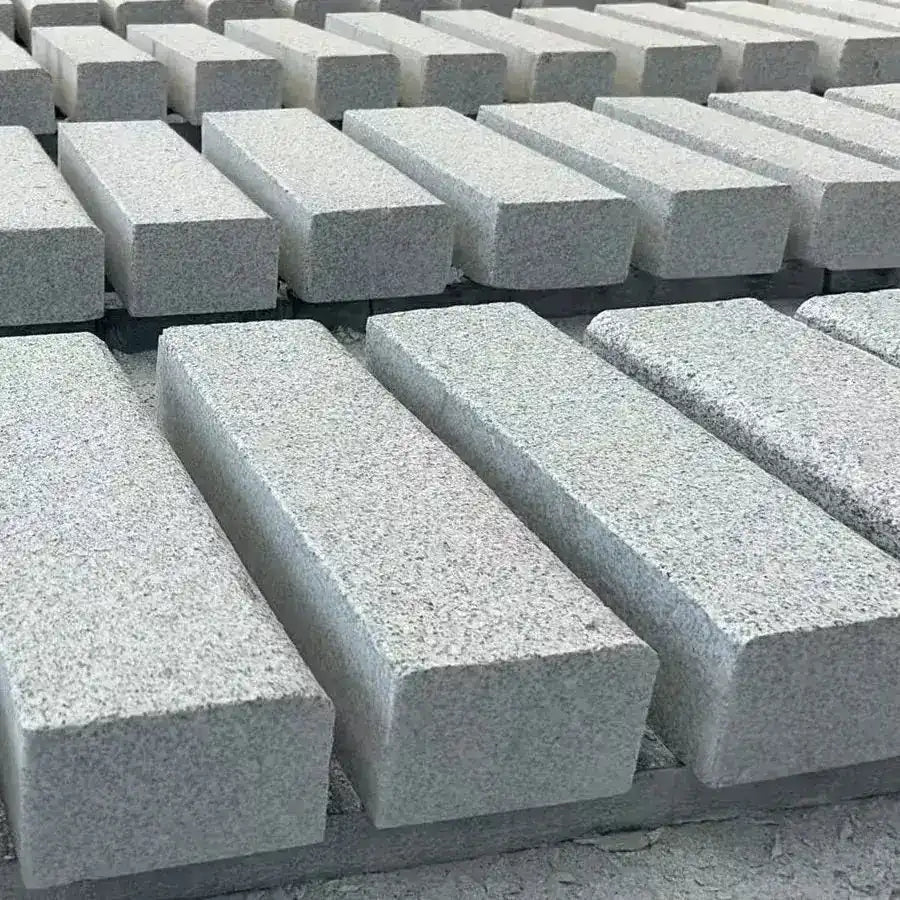 granite kerbs silver grey