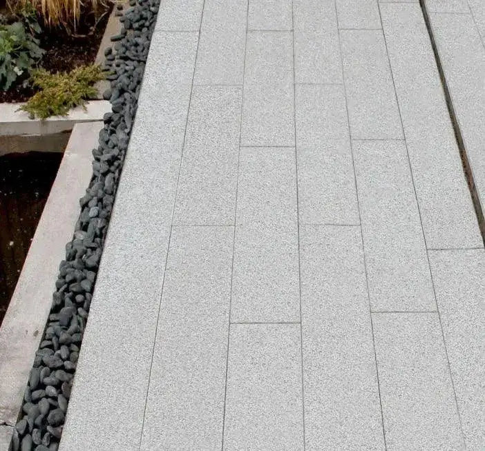 Glacier Ice Granite Plank Paving Linear 900 x 200 