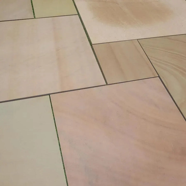 Rippon buff Indian sandstone patio packs