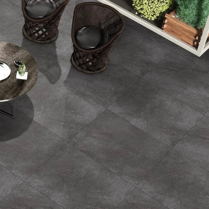 nero porcelain paving 900 x 600